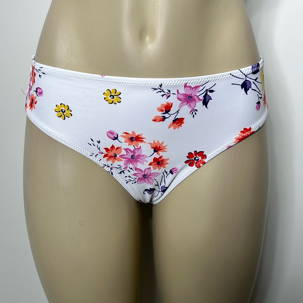 Beach Sissi large white floral bikini bottom